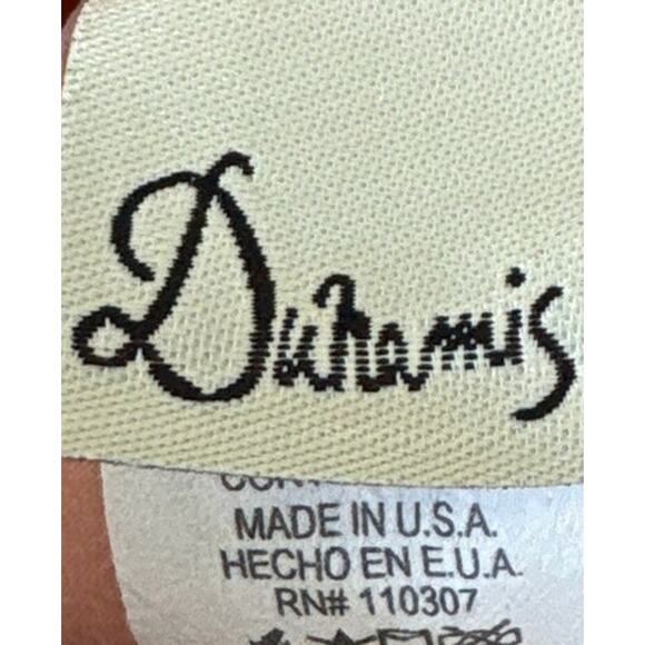 Vintage Dunamis Floral Print Slip Dress Fairycore Made in USA Large - Picture 2 of 6